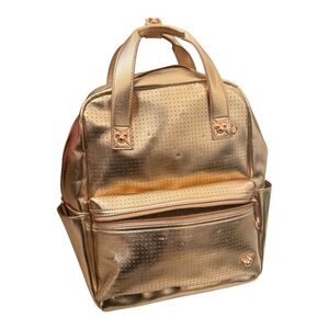 Walt Disney World Parks Rose Gold Icon Flair Pin Trader Backpack Bag Minnie